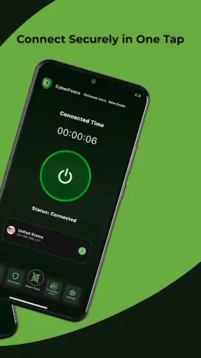 Скриншот 2 — CyberFence: Secure USA VPN