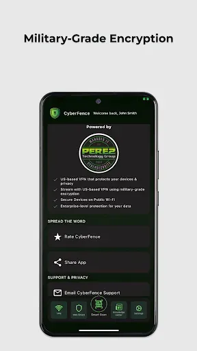 Скриншот 4 — CyberFence: Secure USA VPN