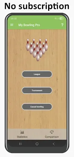 Скриншот 1 — My Bowling Scoreboard Pro