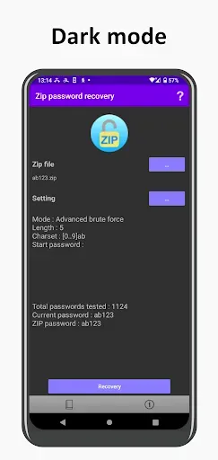 Скриншот 7 — ZIP password recovery