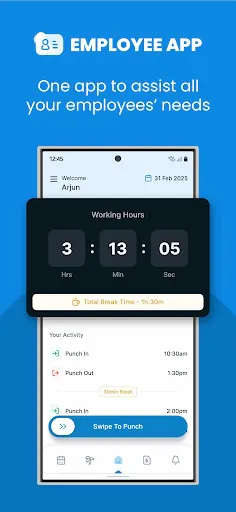 Скриншот 1 — Petpooja Payroll: Employee