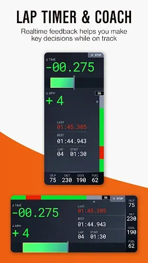 Скриншот 1 — CircuitStorm - Track Lap Timer