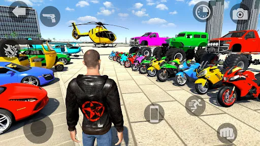 Скриншот 1 — Indian City Bike Rider 3D Game