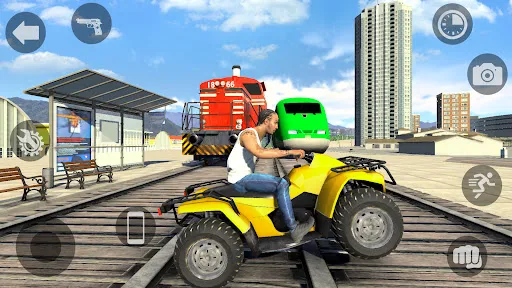 Скриншот 6 — Indian City Bike Rider 3D Game