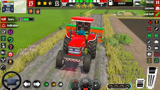 Скриншот 1 — Real Indian Tractor Farming 3D