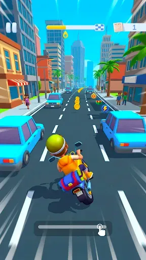 Скриншот 5 — Paper Boy Race — Мото гонки