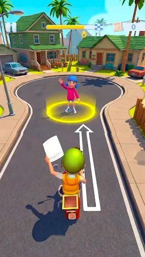 Скриншот 8 — Paper Boy Race — Мото гонки
