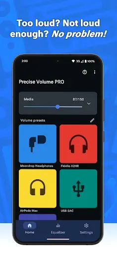 Скриншот 1 — Precise Volume 2.0 + Equalizer