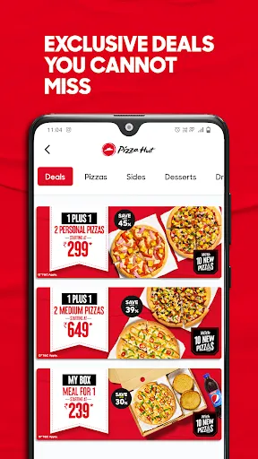 Скриншот 2 — Pizza Hut India - Delivery App