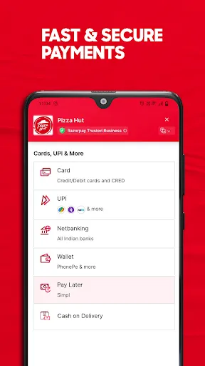 Скриншот 6 — Pizza Hut India - Delivery App