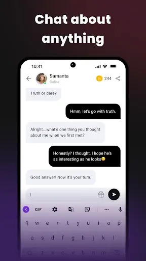 Скриншот 2 — Dialogue: AI Chat & Companion