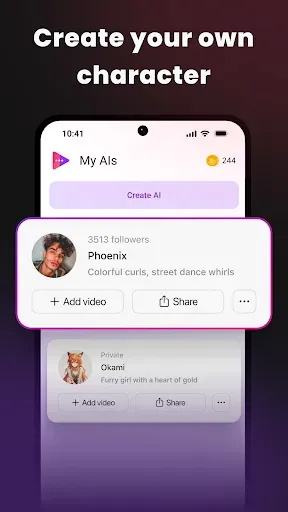 Скриншот 5 — Dialogue: AI Chat & Companion