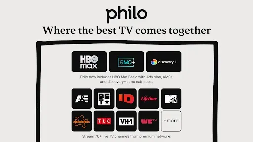 Скриншот 7 — Philo: Shows, Movies, Live TV.
