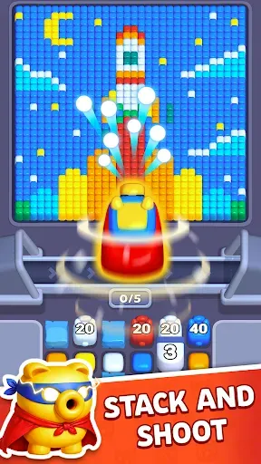 Скриншот 3 — Loop Block - Blast Shooter