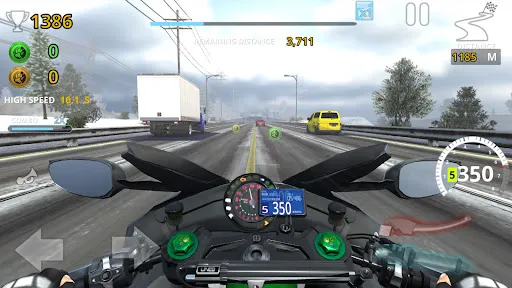 Скриншот 1 — Racing Motorist : Bike Game