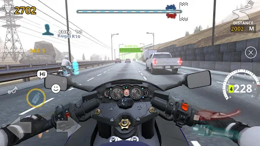 Скриншот 3 — Racing Motorist : Bike Game