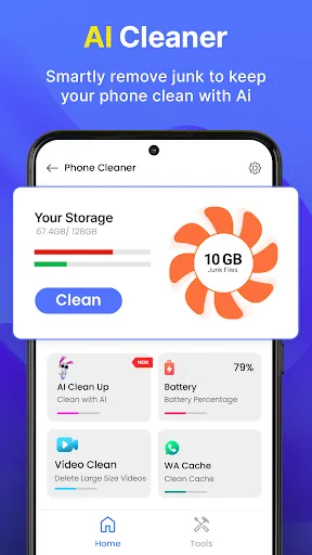 Скриншот 2 — Очиститель телефона–All in one