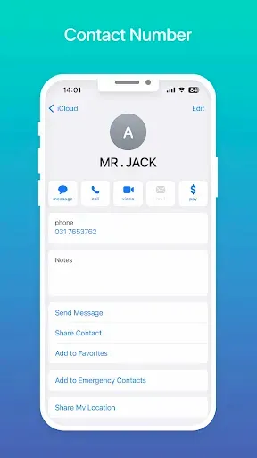 Скриншот 2 — Contacts Phone: Simple & Clean