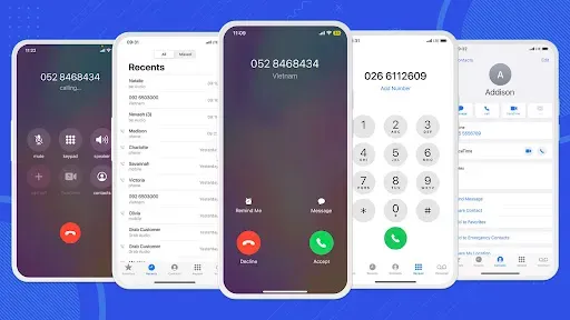 Скриншот 1 — Вызов Phone 15 - OS 17 Телефон