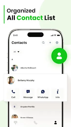 Скриншот 1 — Contacts