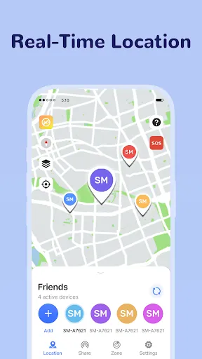 Скриншот 3 — GPS Tracker - Family Locator