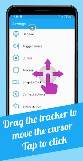Скриншот 3 — Smart Cursor: One-handed mode