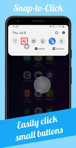 Скриншот 5 — Smart Cursor: One-handed mode