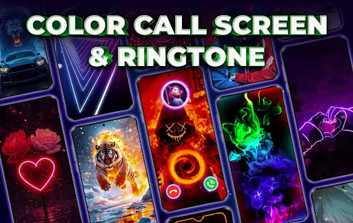 Скриншот 1 — Color Call Screen & Ringtone