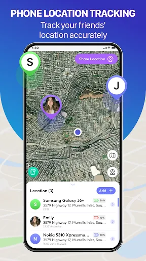 Скриншот 3 — Phone Tracker & GPS Location