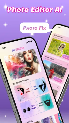 Скриншот 1 — AI Photo Editor - Face Editor