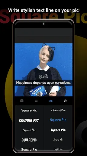Скриншот 2 — Photo Editor Pro - Square Pic