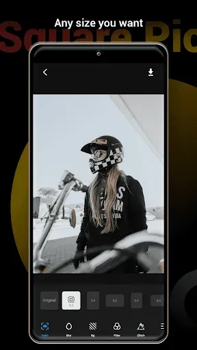 Скриншот 4 — Photo Editor Pro - Square Pic