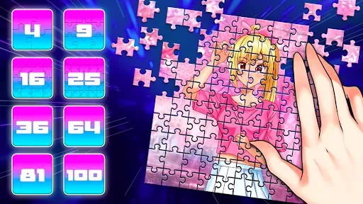 Скриншот 2 — Аниме Игра Пазлы для Девочек