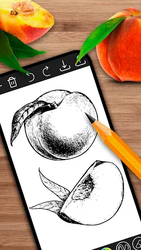 Скриншот 1 — Скетчбук: Легкая Рисовалка