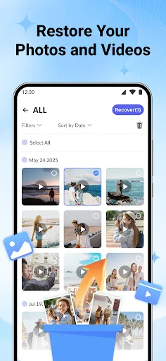 Скриншот 1 — All Restore - Photo & Video