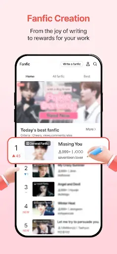 Скриншот 5 — FanPlus: Idol Vote & Community