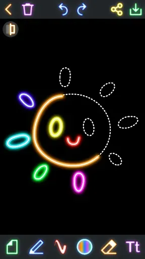 Скриншот 4 — Рисовалка Обводилка Kids Game