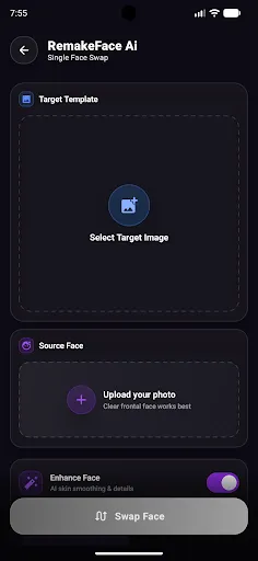 Скриншот 3 — RemakeFace : AI Face Swap
