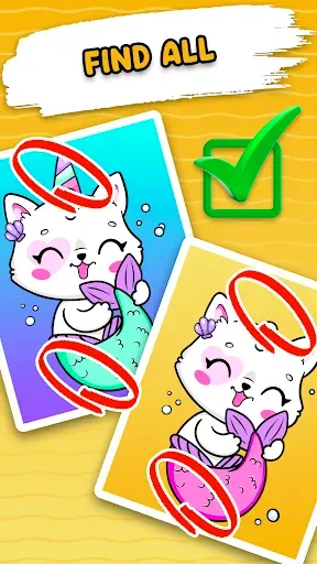 Скриншот 6 — Найди отличия игры для девочек