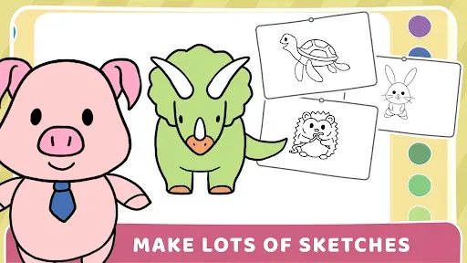 Скриншот 4 — Kids Learning: Draw and Color