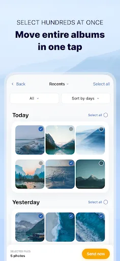 Скриншот 3 — Photo Transfer: Send via WiFi