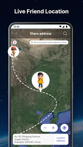Скриншот 2 — GPS Map: Live Earth Camera 3D