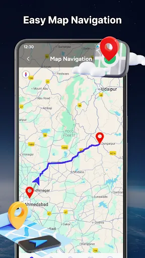 Скриншот 5 — GPS Map: Live Earth Camera 3D