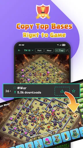 Скриншот 2 — Clashtasia - Base Layout link