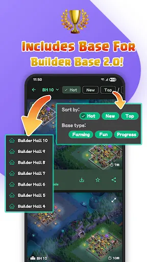 Скриншот 4 — Clashtasia - Base Layout link