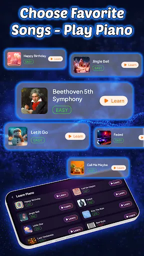 Скриншот 3 — Piano: Play & Learn Piano