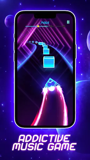 Скриншот 5 — Beat Rush: Cyber Neon Rhythm