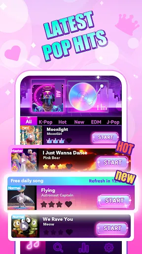 Скриншот 4 — Rhythm Tiles：Pop Songs