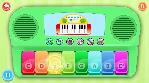 Скриншот 1 — ABC Piano:Фортепиано для детей