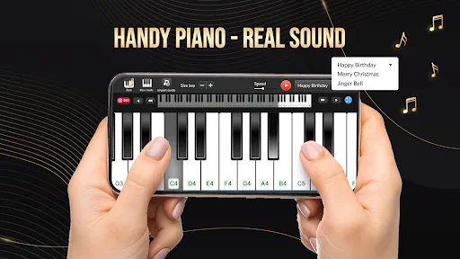 Скриншот 1 — Piano Keyboard - Klavierlehrer